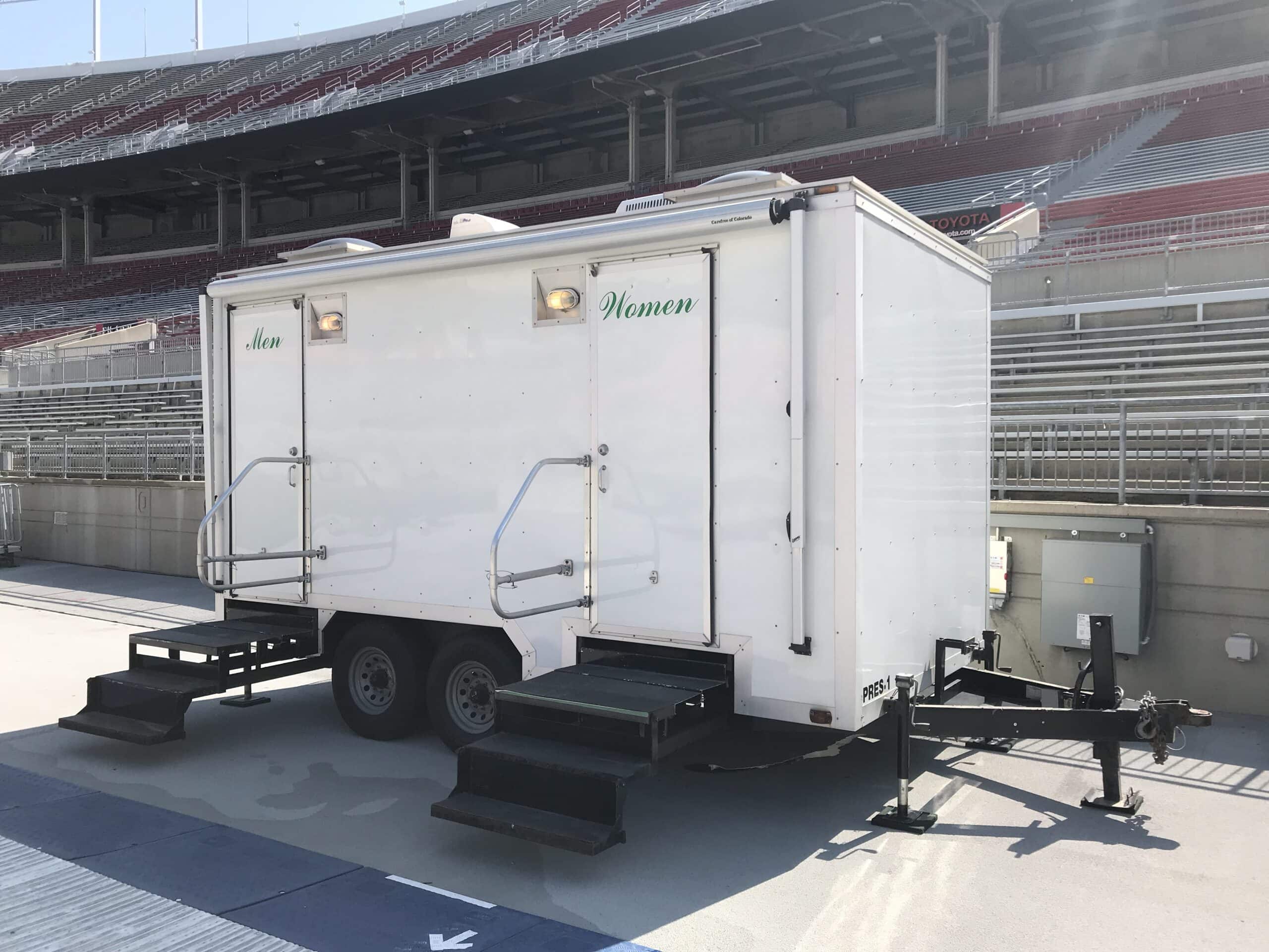 The Presidential LUXURY RESTROOM TRAILERS
